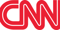 "CNN logo in red and white".